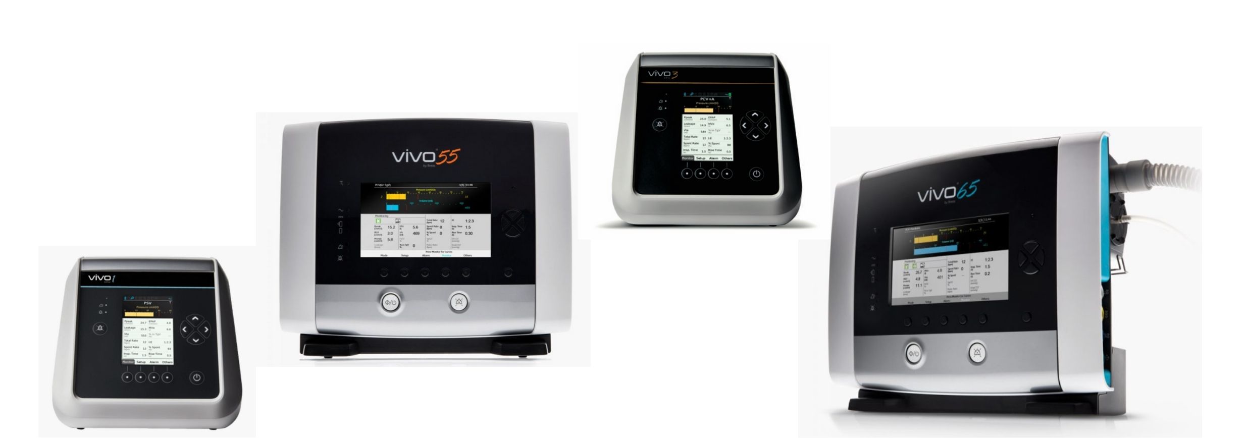 Breas Vivo ventilation family
